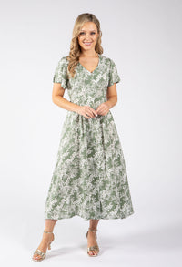 Oyo Floral Midi Dress