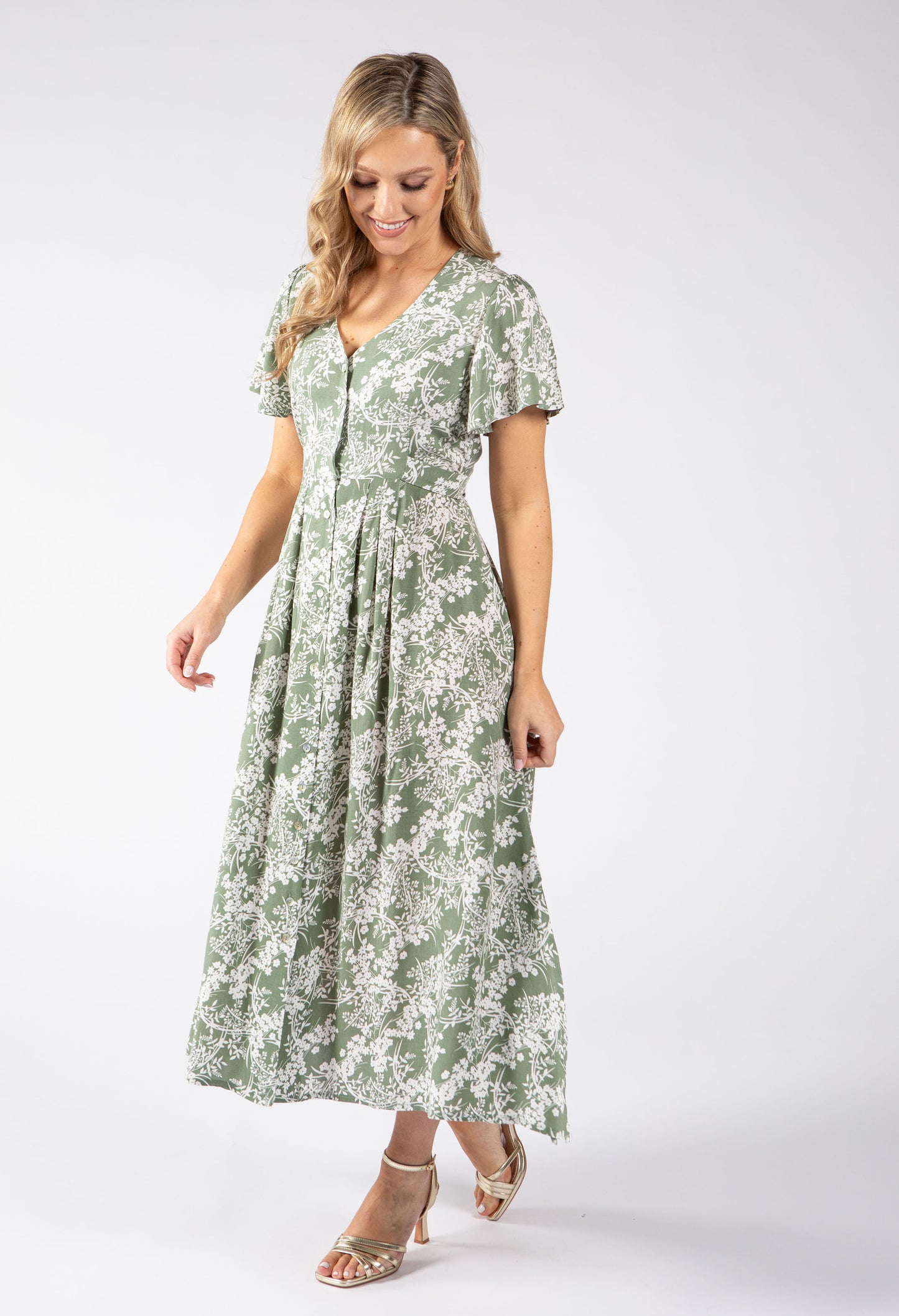 Oyo Floral Midi Dress