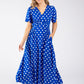 Zoe Polka Dot Midi Dress