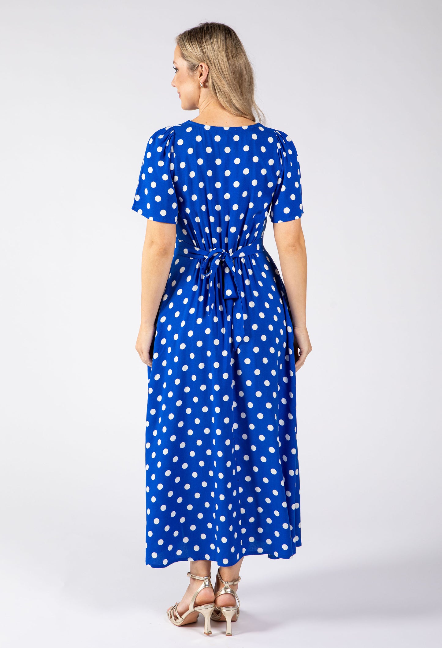 Zoe Polka Dot Midi Dress