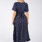 Zoe Polka Dot Midi Dress