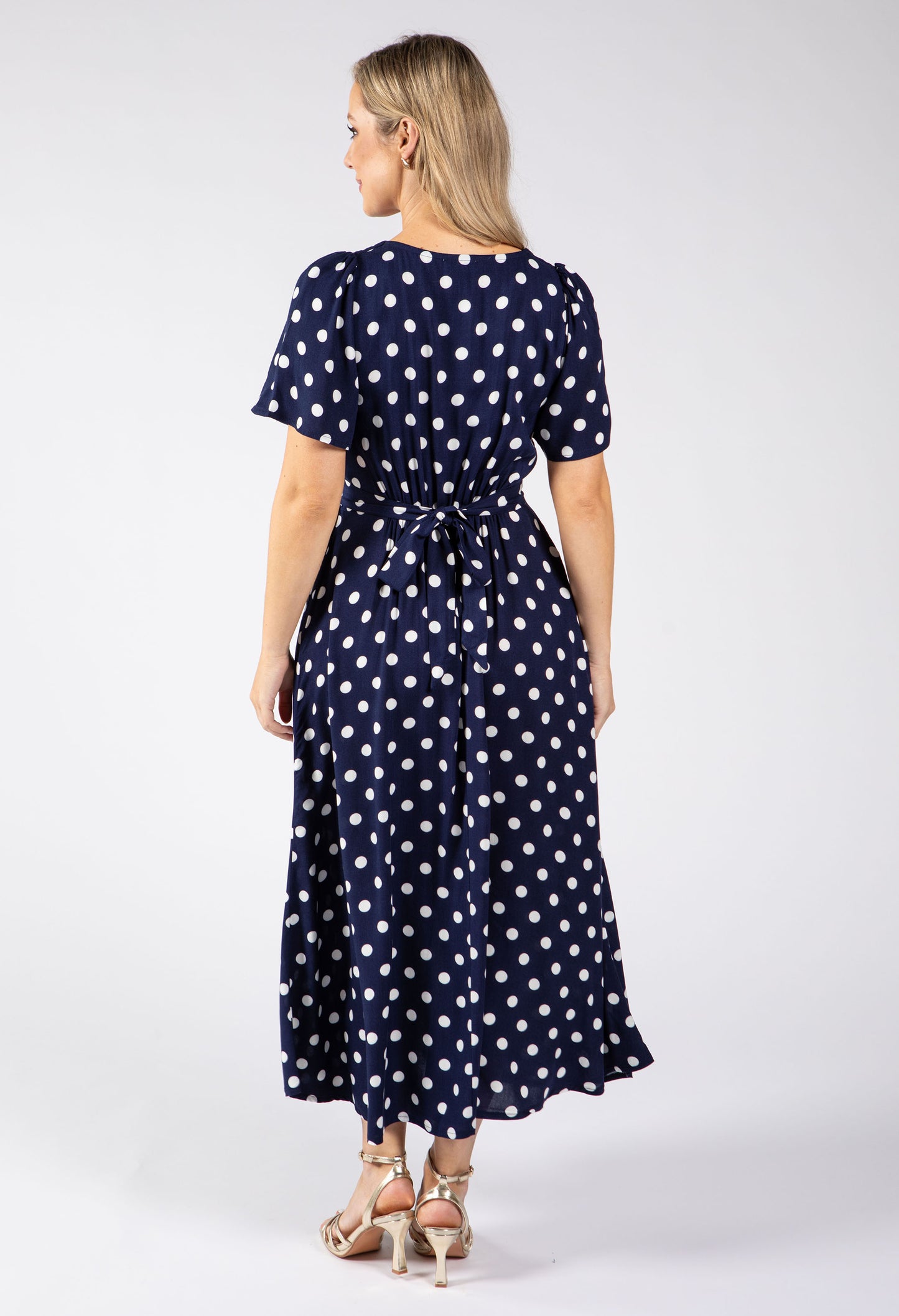 Zoe Polka Dot Midi Dress