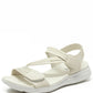 White sandal on a white background