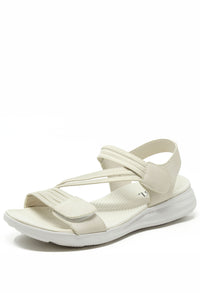 White sandal on a white background
