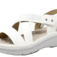 diamante cross strap sandal