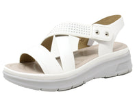 diamante cross strap sandal