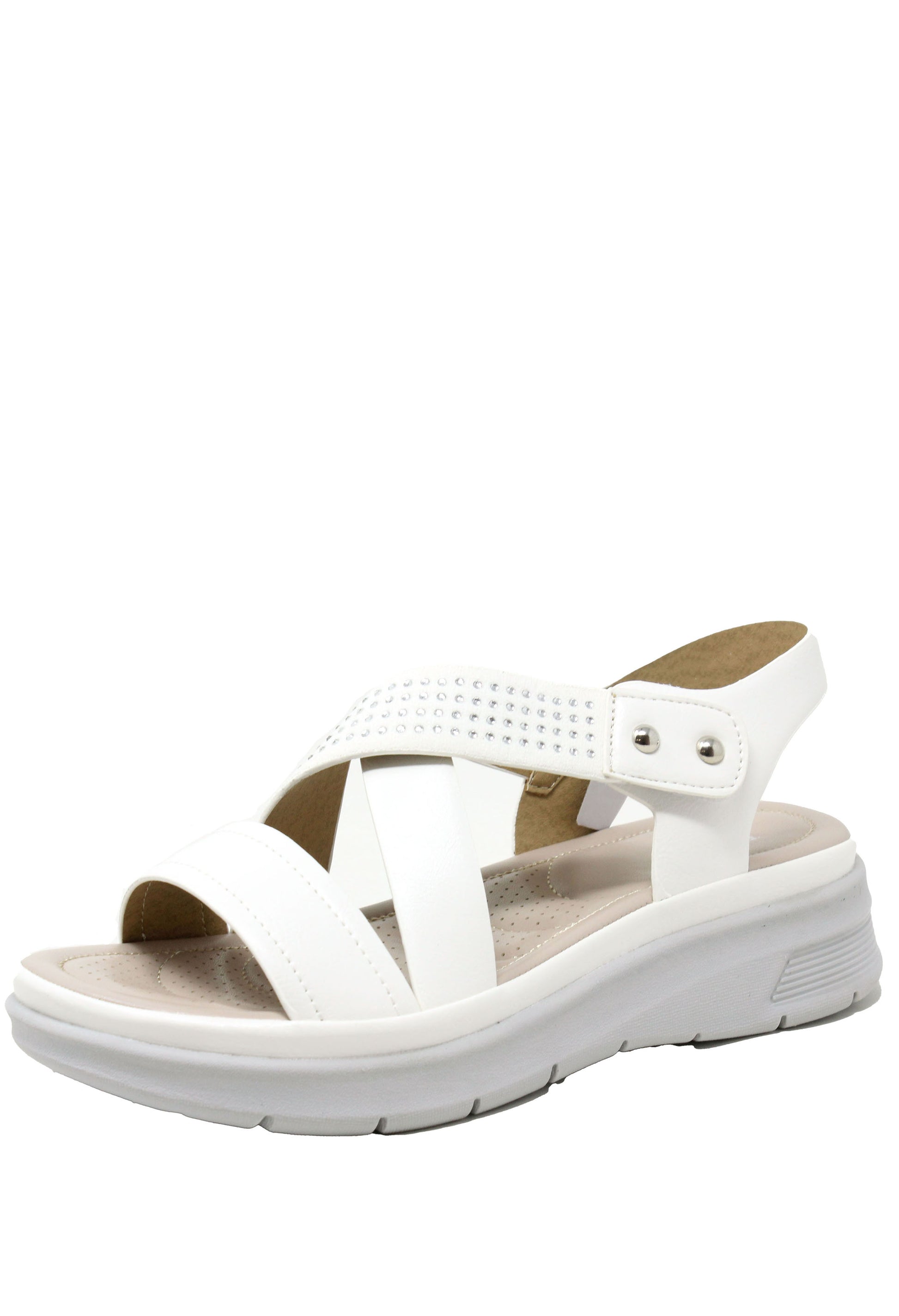 diamante strap sandal