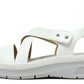 Diamante Cross Strap Sandal