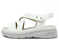 Diamante Cross Strap Sandal