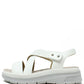 Diamante Cross Strap Sandal