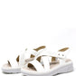 Diamante Cross Strap Sandal