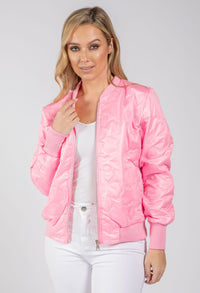 Floral Quilt Bomber Jacket