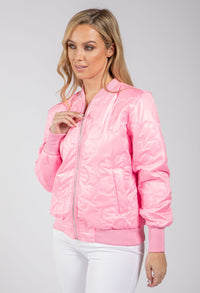 Floral Quilt Bomber Jacket