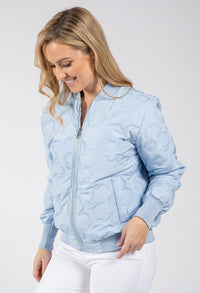 Floral Quilt Bomber Jacket