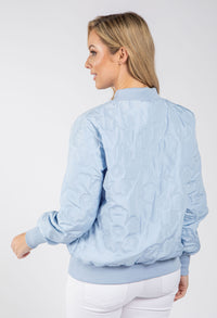 Floral Quilt Bomber Jacket