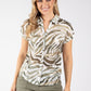 Nairobi Zebra Print Fine Knit Top