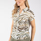 Nairobi Zebra Print Fine Knit Top