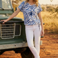 Dreams Zebra Fine Knit Top