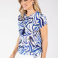 Dreams Zebra Fine Knit Top