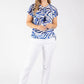 Dreams Zebra Fine Knit Top