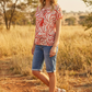 Dreams Zebra Fine Knit Top