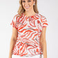 Dreams Zebra Fine Knit Top