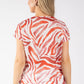 Dreams Zebra Fine Knit Top