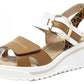 Buckle Detail Wedge Sandal