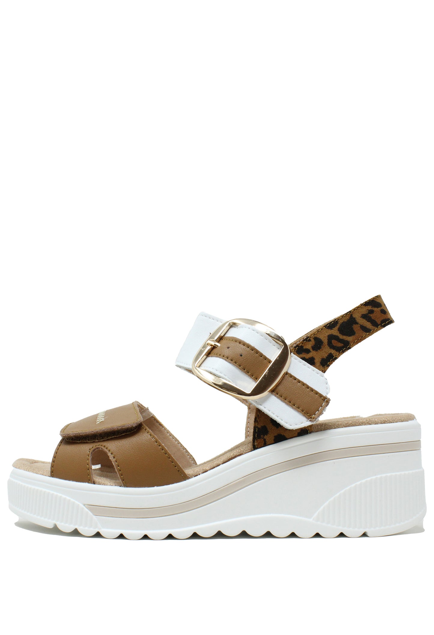 Buckle Detail Wedge Sandal
