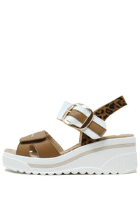 Buckle Detail Wedge Sandal