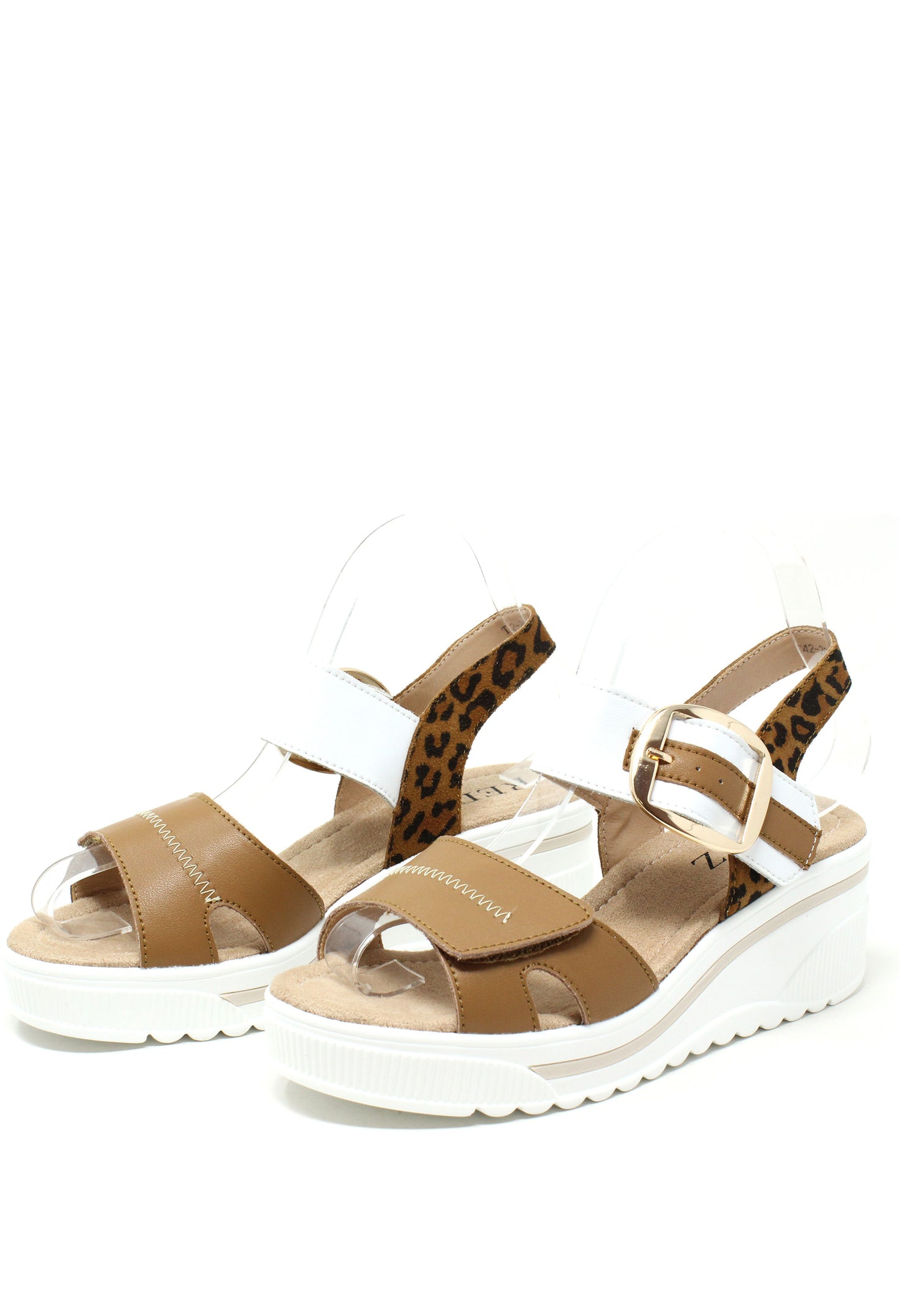 Buckle Detail Wedge Sandal