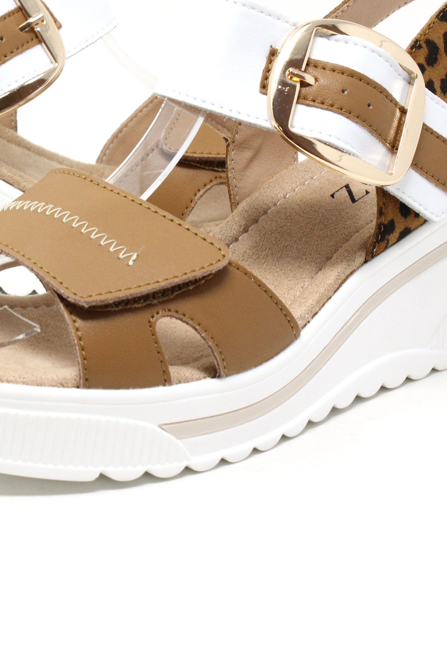 Buckle Detail Wedge Sandal
