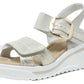 Buckle Detail Wedge Sandal