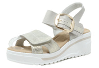 Buckle Detail Wedge Sandal