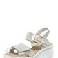 gold wedge sandal