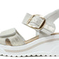 Buckle Detail Wedge Sandal