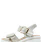 Buckle Detail Wedge Sandal