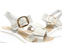 Buckle Detail Wedge Sandal