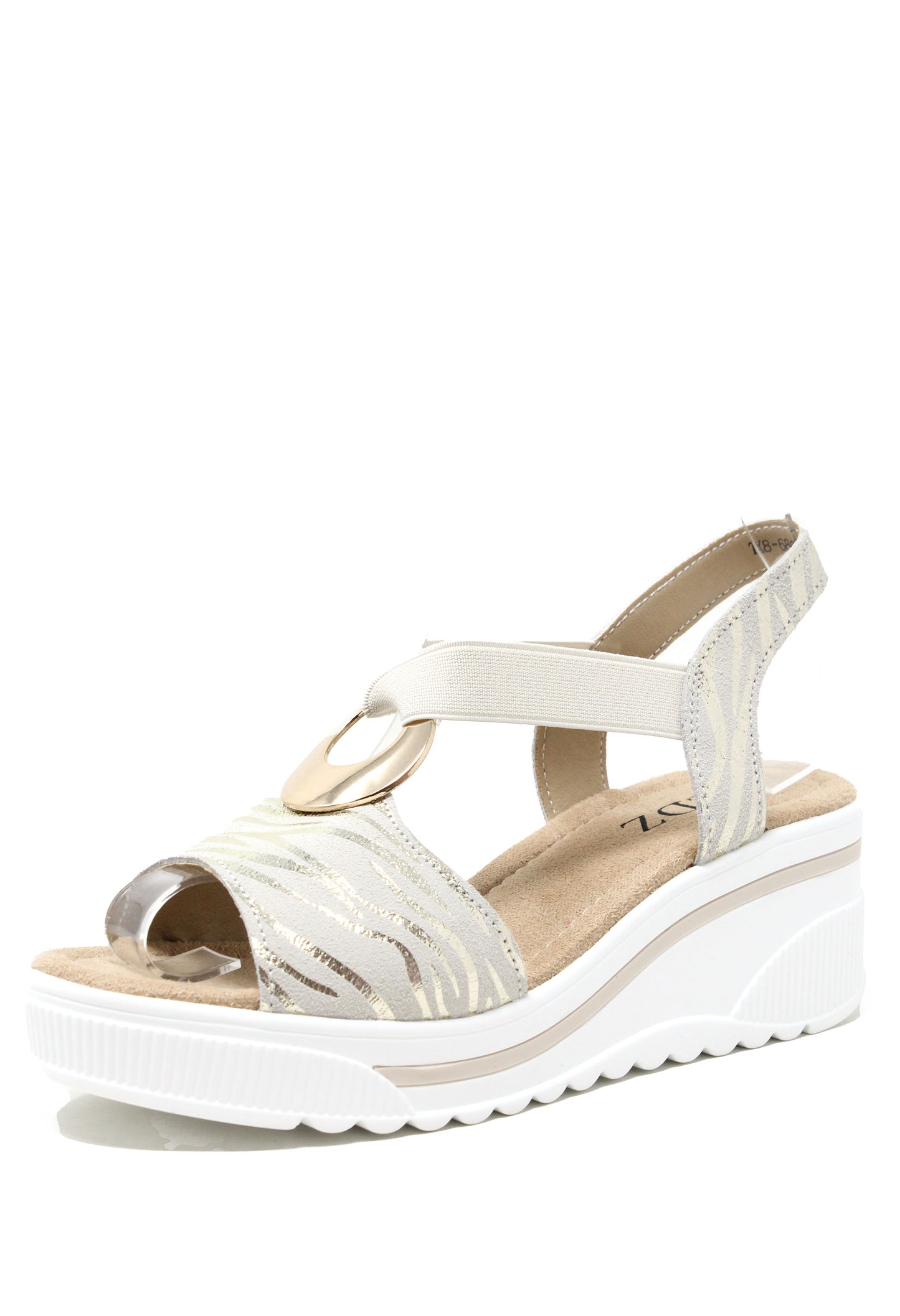leopard print wedge sandal