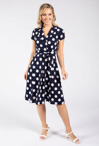 Polka Dot Blazer Dress