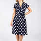 Polka Dot Blazer Dress