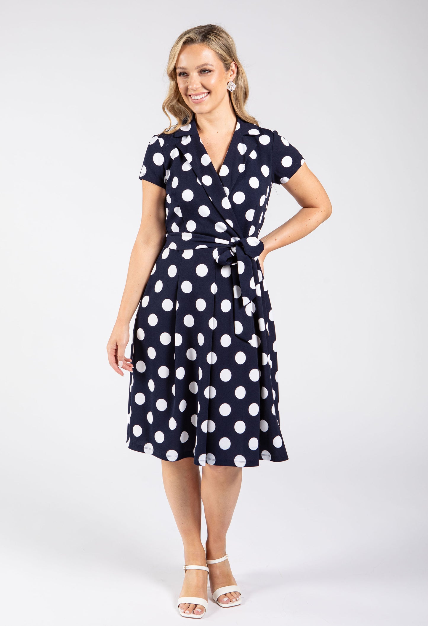 Polka Dot Blazer Dress
