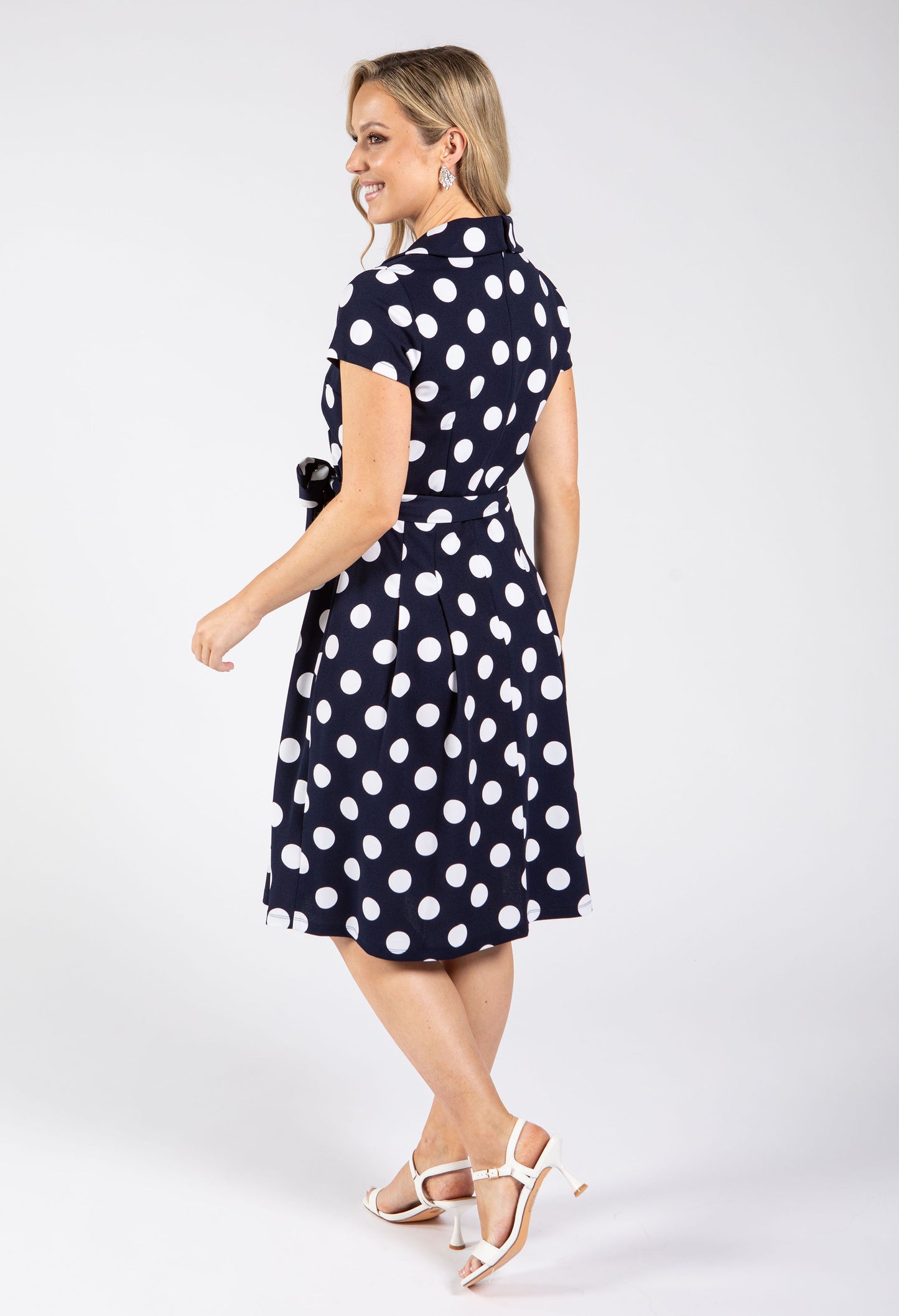 Polka Dot Blazer Dress