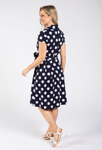 Polka Dot Blazer Dress