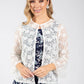 Open Front Lace Cardigan