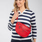 Striped Crossbody Bag