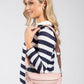 Striped Crossbody Bag
