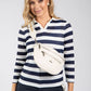 Striped Crossbody Bag