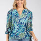 Buse Leaf Print Blouse