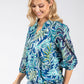 Buse Leaf Print Blouse